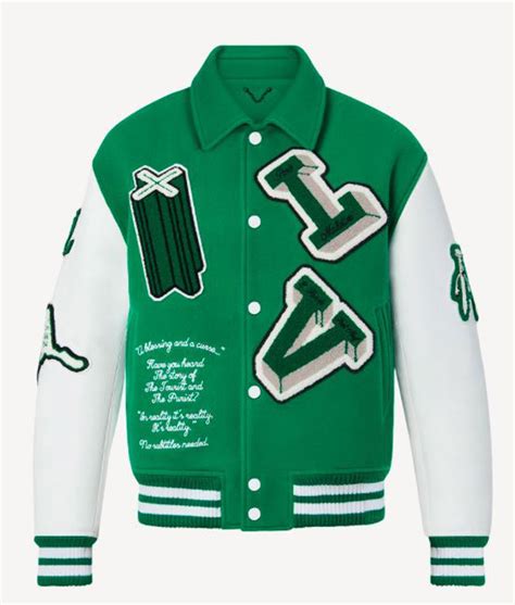 lv green jacket price|louis vuitton patch jackets.